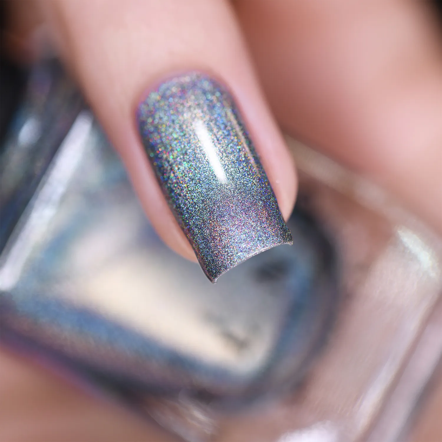 ILNP Ultra Holo First Snow nagellack isblå