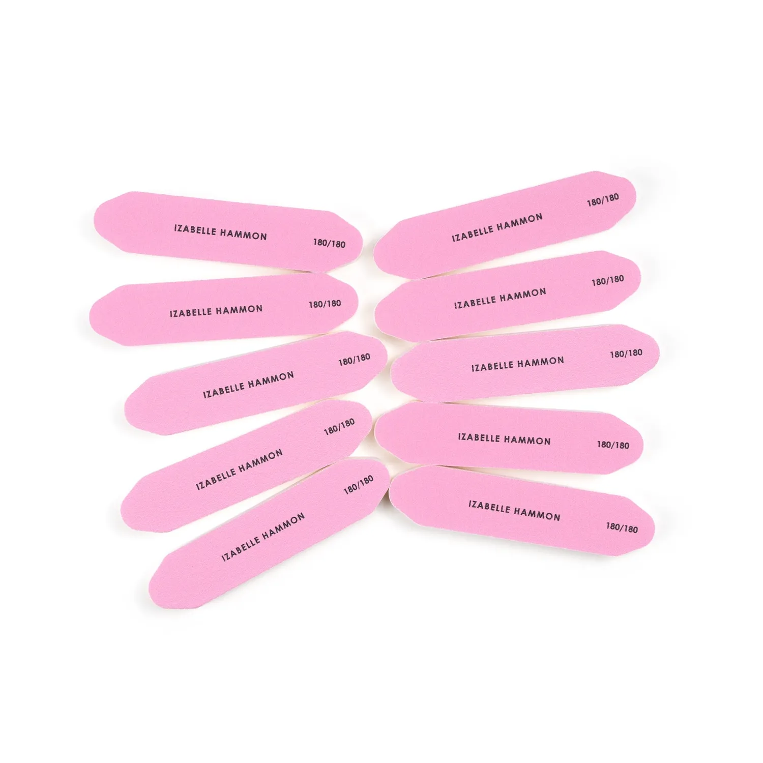 Iz Beauty Pink Sponge File nagelfil 180 grit singel
