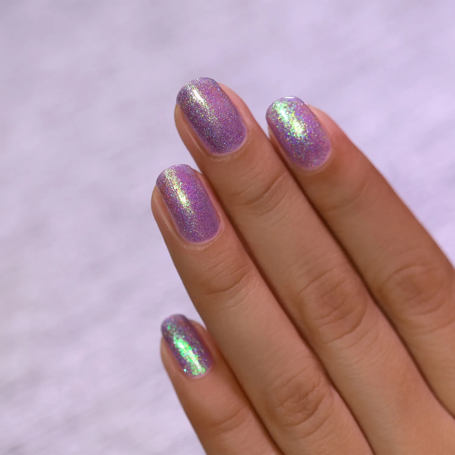 ILNP Drive-In nagellack mörklila jelly skiftande
