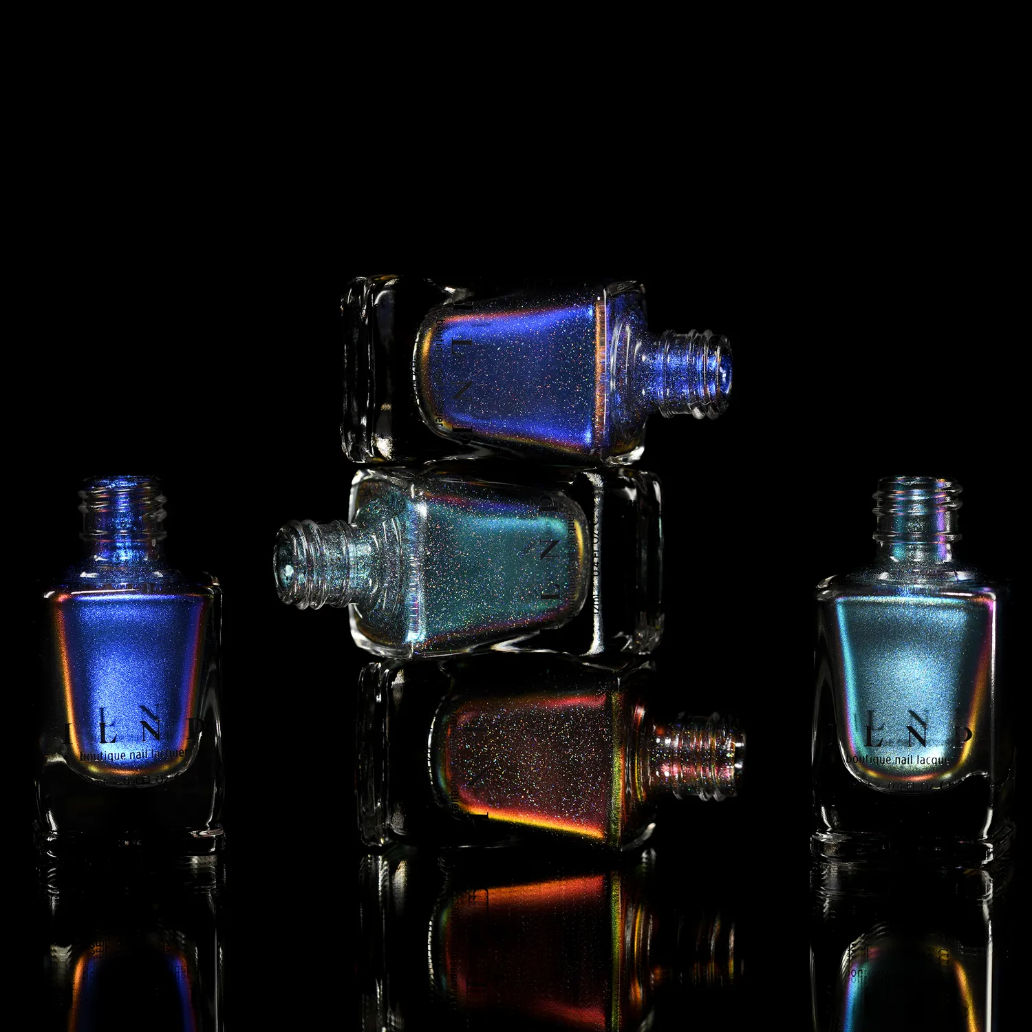 ILNP Ultra Chromes nagellack 5-pack multikrom