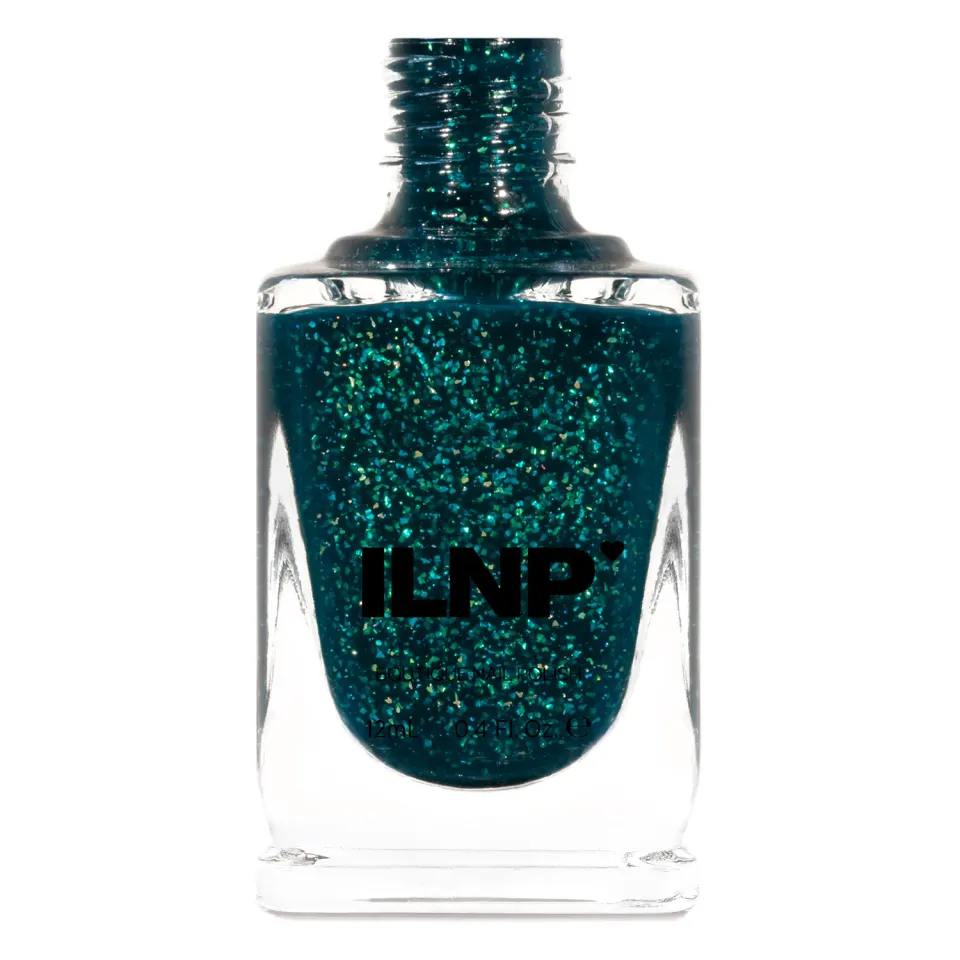 ILNP Santa's Workshop Unwrapped nagellack djup teal jelly