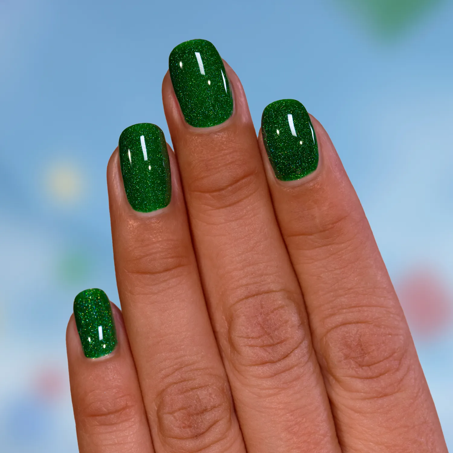 ILNP Playground Caterpillar nagellack grön jelly