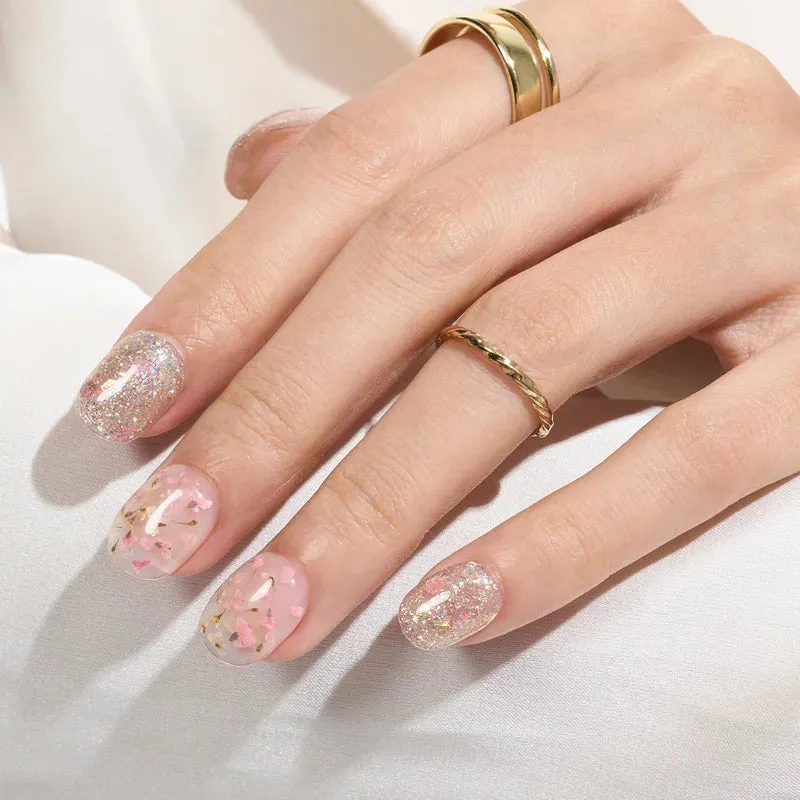 Modelones Funfetti gellack 6-pack vitt glitter