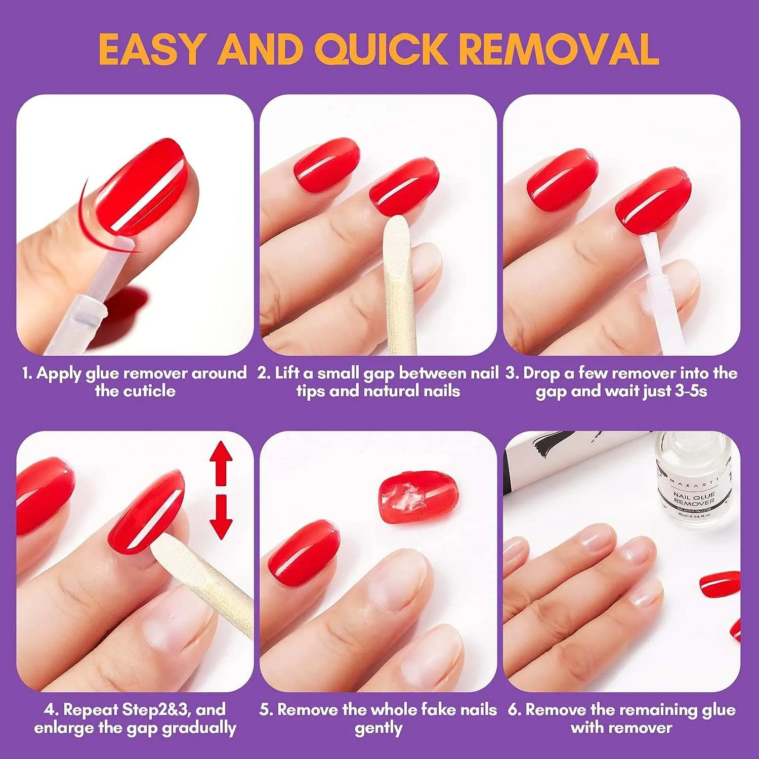 Makartt Nail Glue Remover nagellimborttagare 50 ml