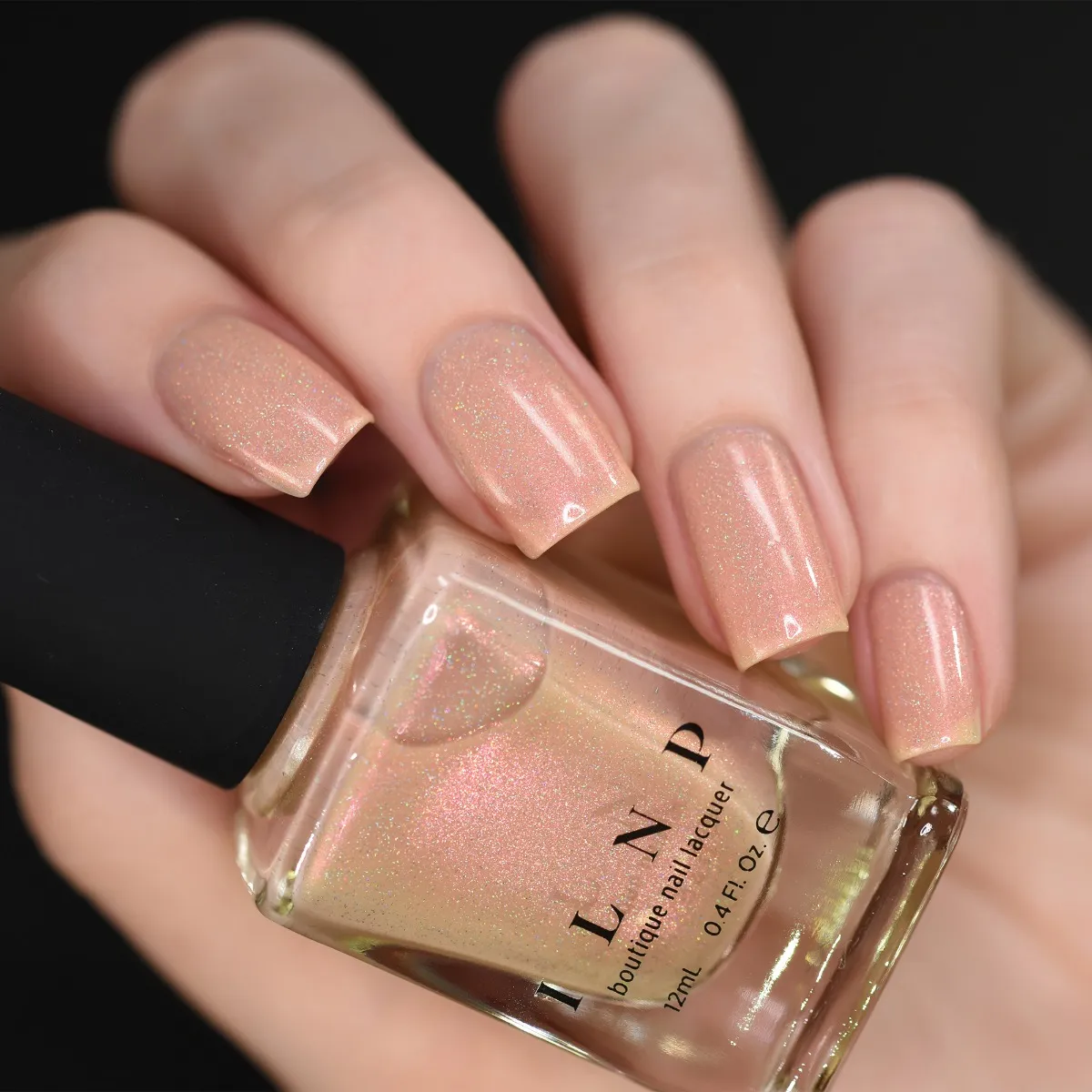 ILNP Secret Society nagellack holografiskt beige