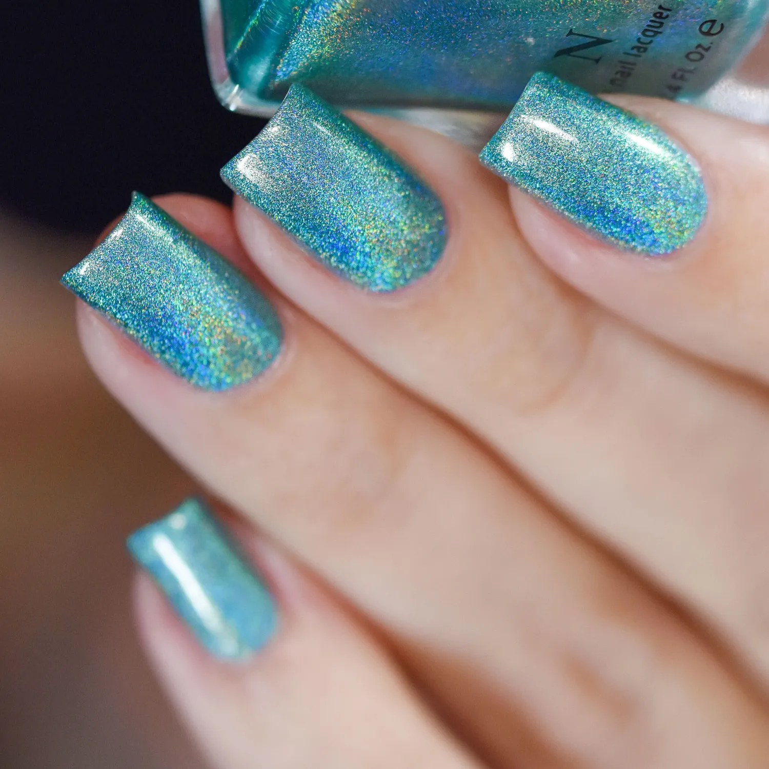 ILNP Ultra Holo Aerial View nagellack aquamarin