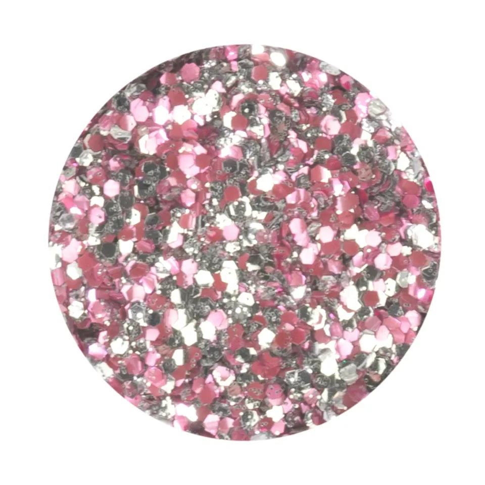 Iz Beauty Disco Mix glitter 6g cerise silver