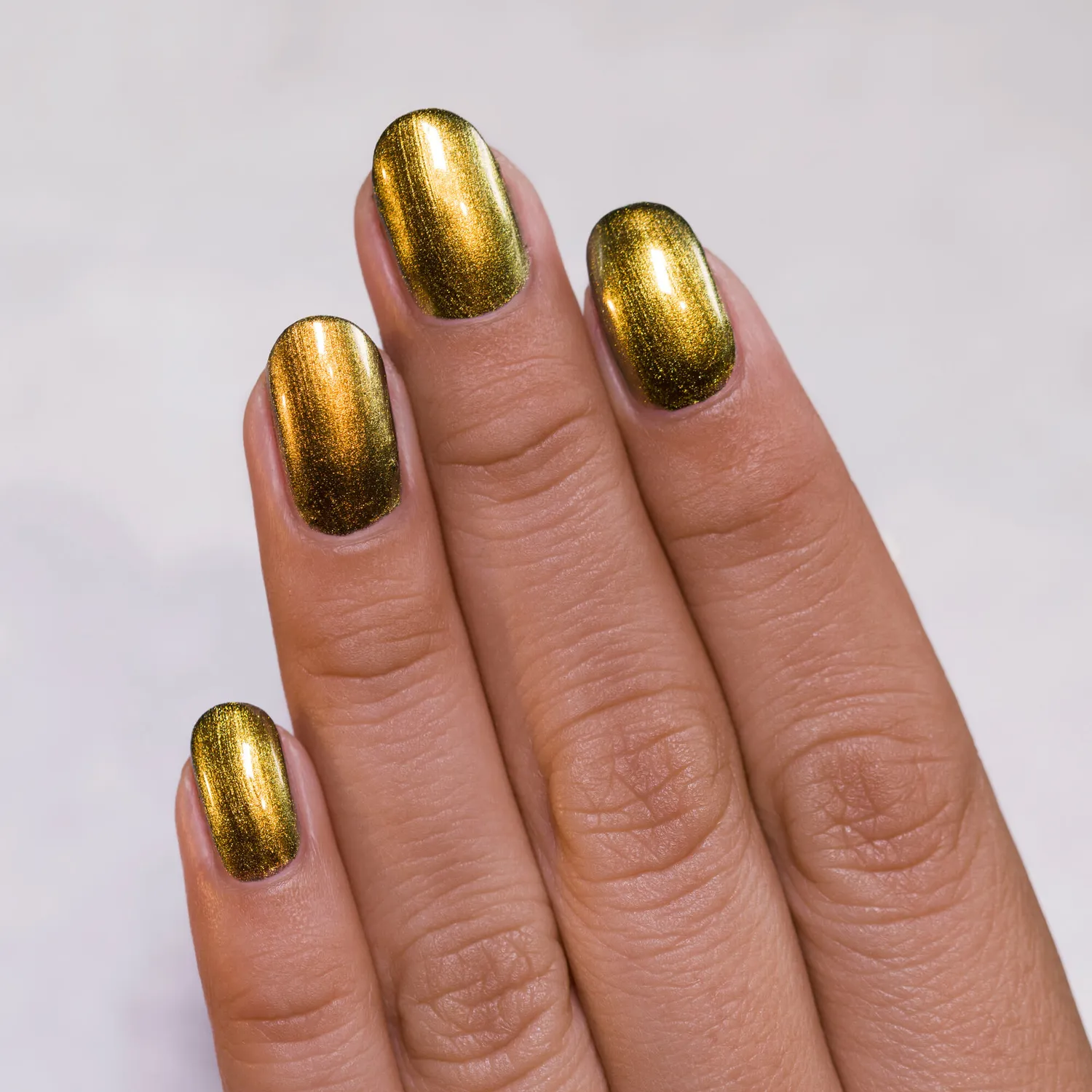 ILNP Ultra Chrome Bishop nagellack guld-oliv