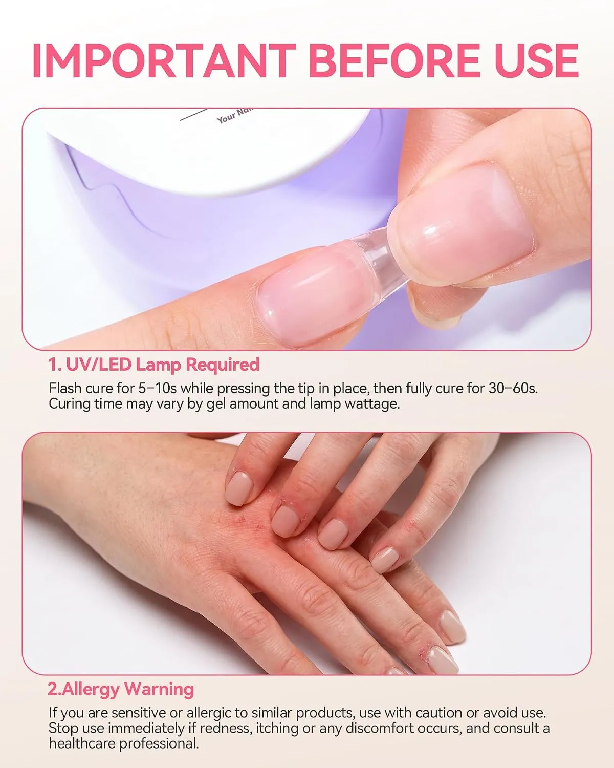 Makartt 10 in 1 UV Glue nagellim 1-pack starkt fäste