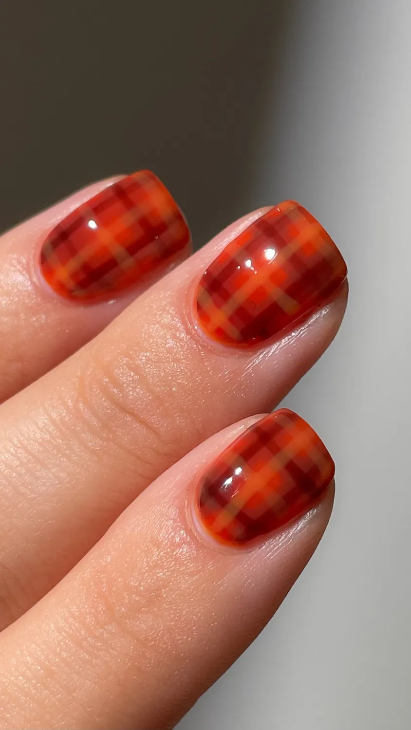 Cirque Colors Fall Plaid nagellack set 4-pack jelly