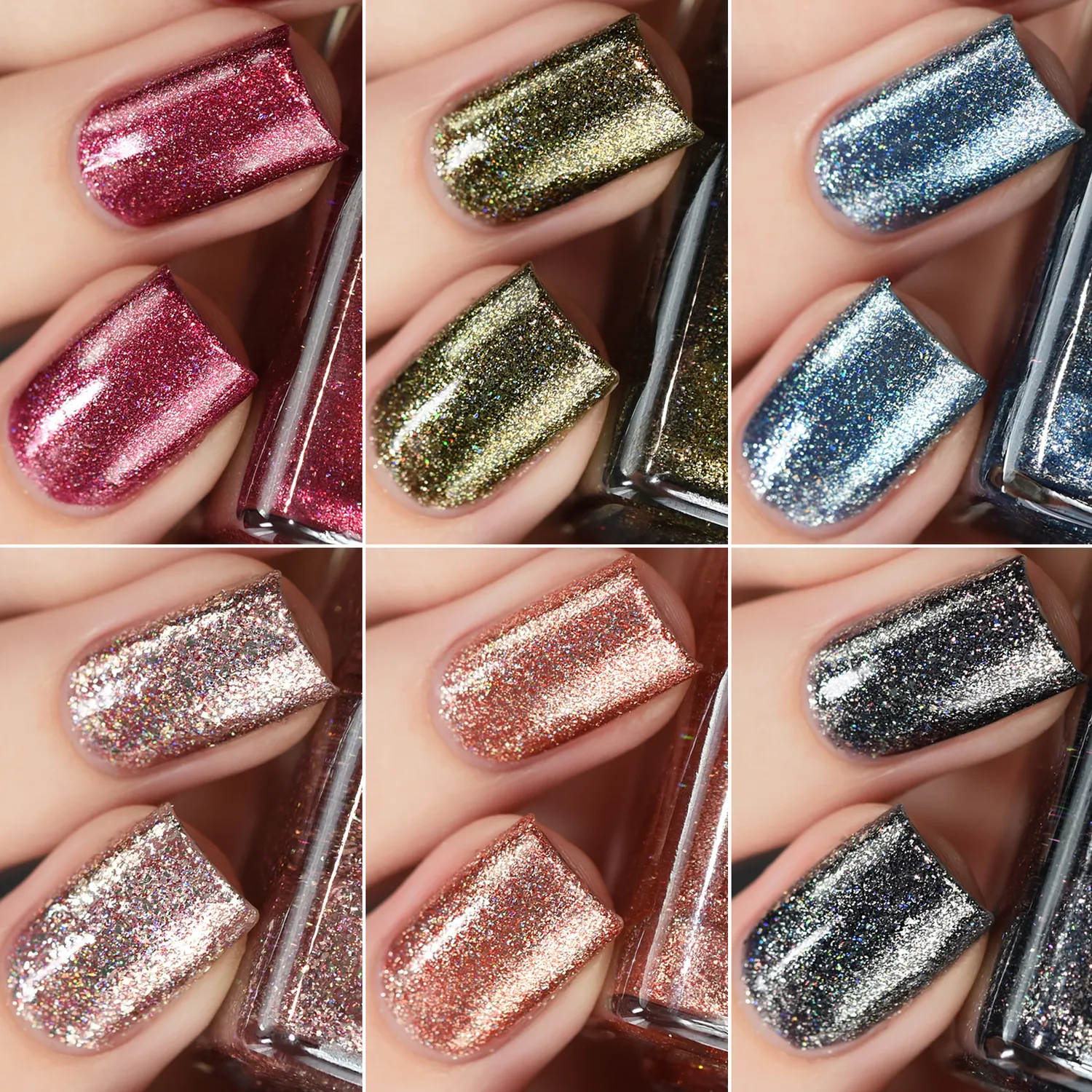 ILNP New Year's 2016 nagellack set 6-pack glitter