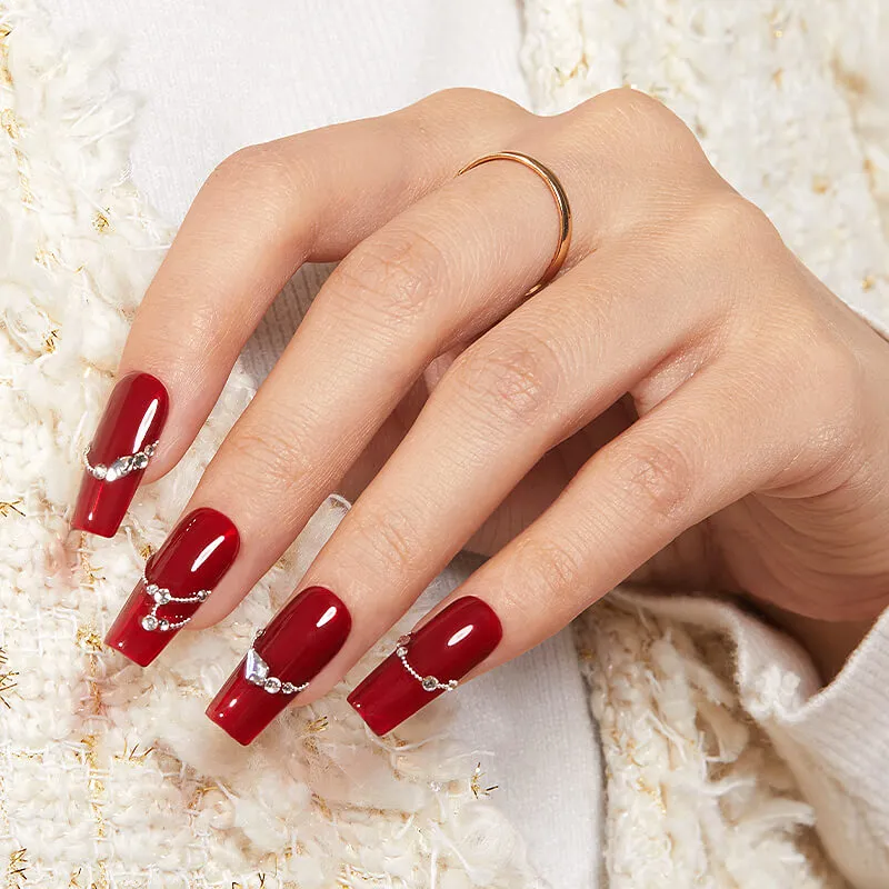 Modelones Plum Jelly nagellack plommonröd jelly