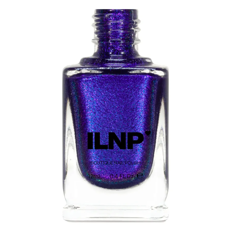 ILNP NYE Last Call nagellack blått skimmer
