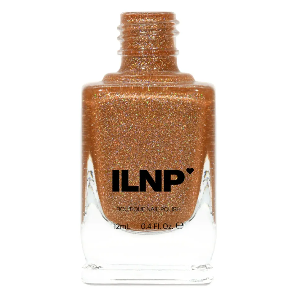 ILNP Ultra Holo Uptown nagellack bränd orange