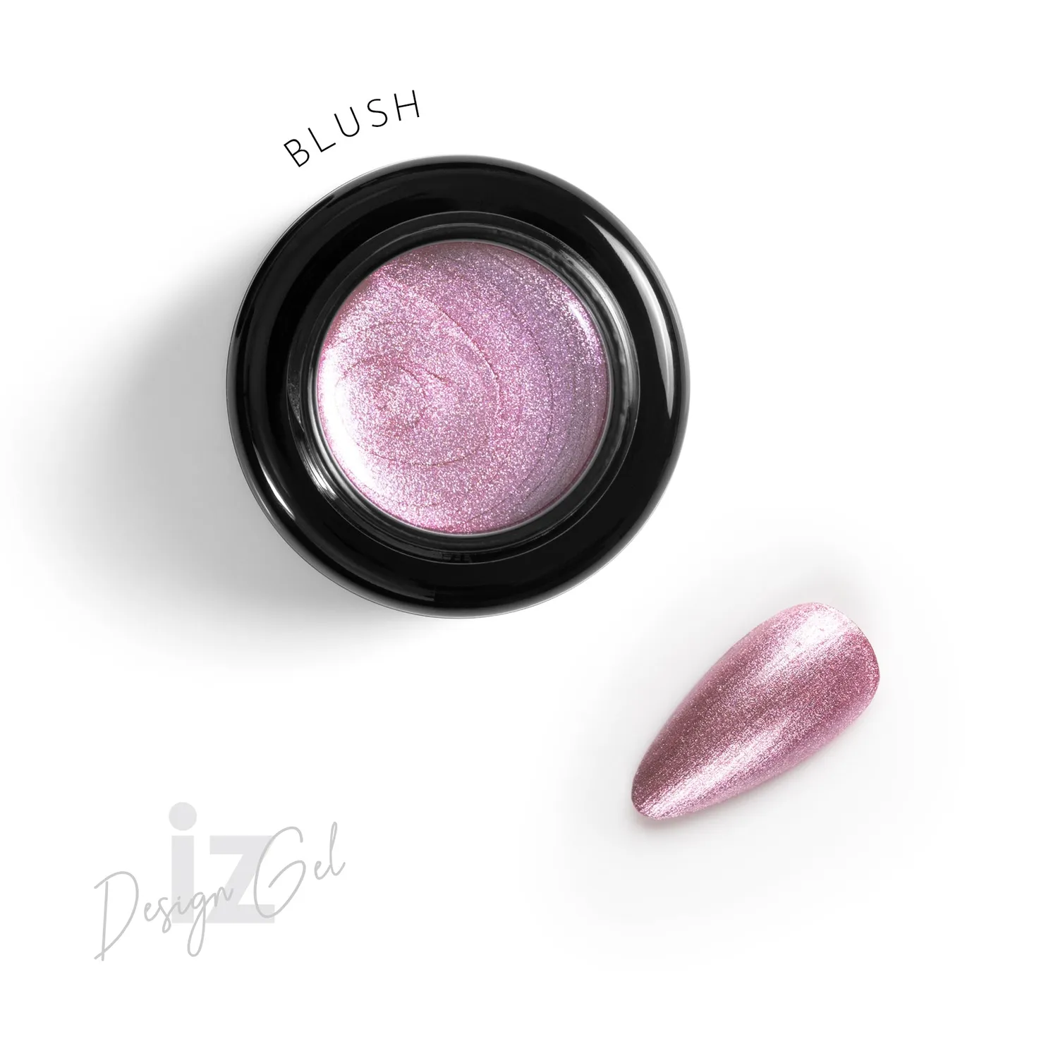 Iz Beauty Design Gel Blush DG006 nagelgel 5g metallisk