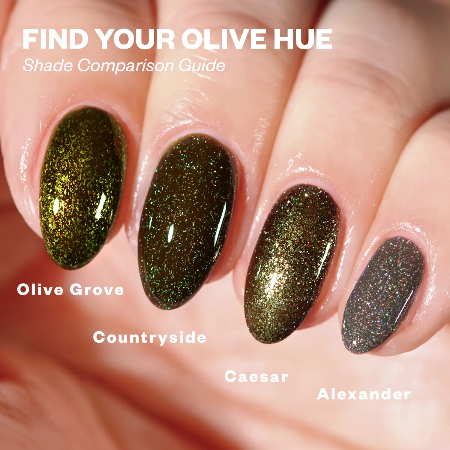 ILNP Harvest Olive Grove nagellack olivgrön skimmer