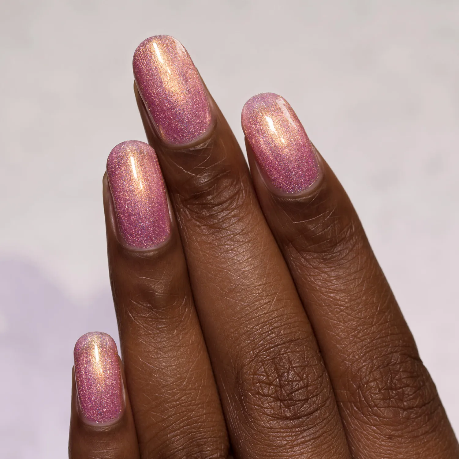 ILNP Yes Please nagellack holografisk ljusrosa