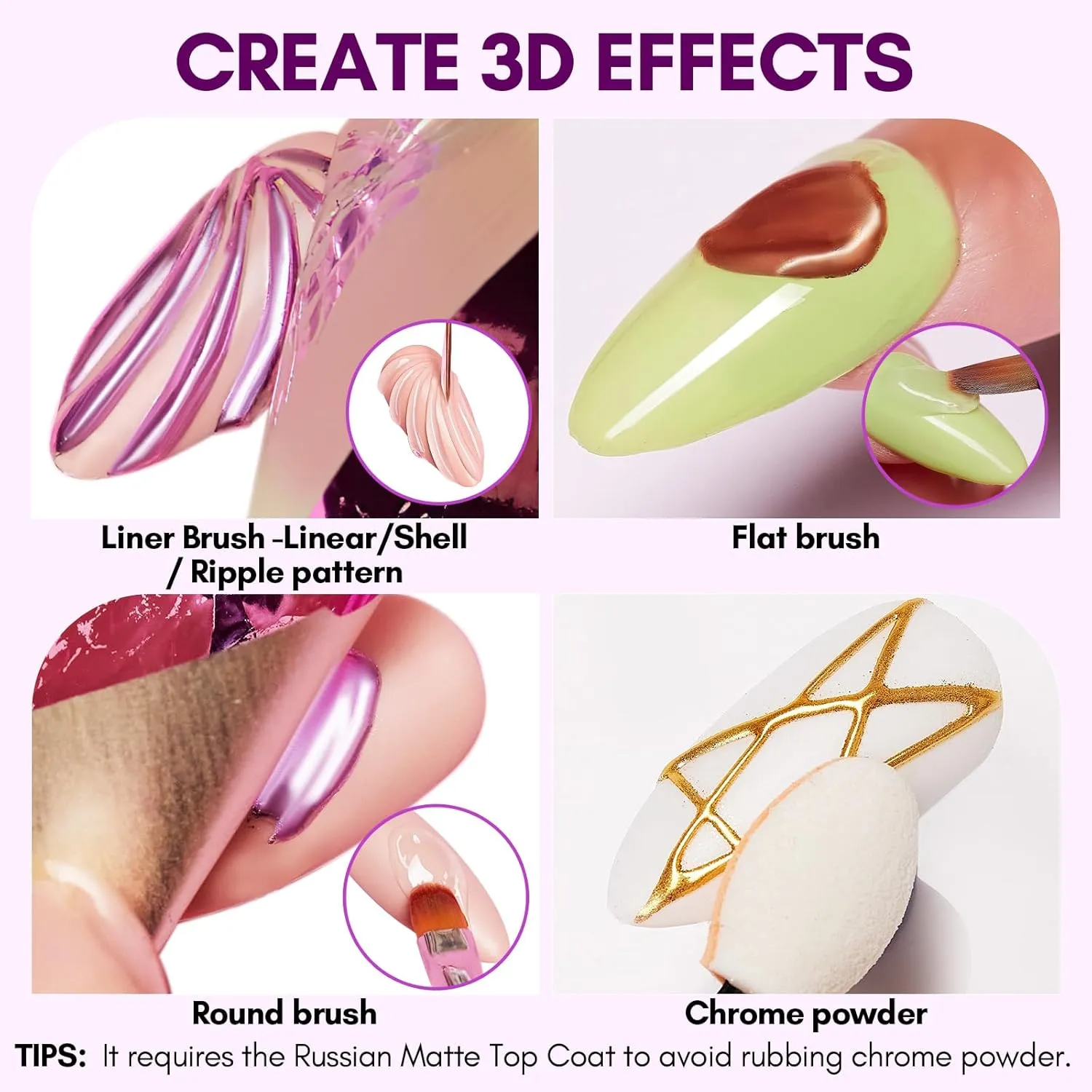 Makartt 3D Artistic Nail Foil Glue foliagel 1-pack