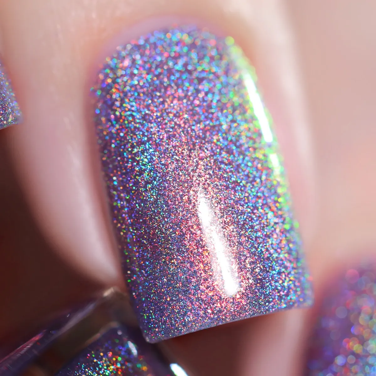 ILNP Heat Wave nagellack lila holografisk