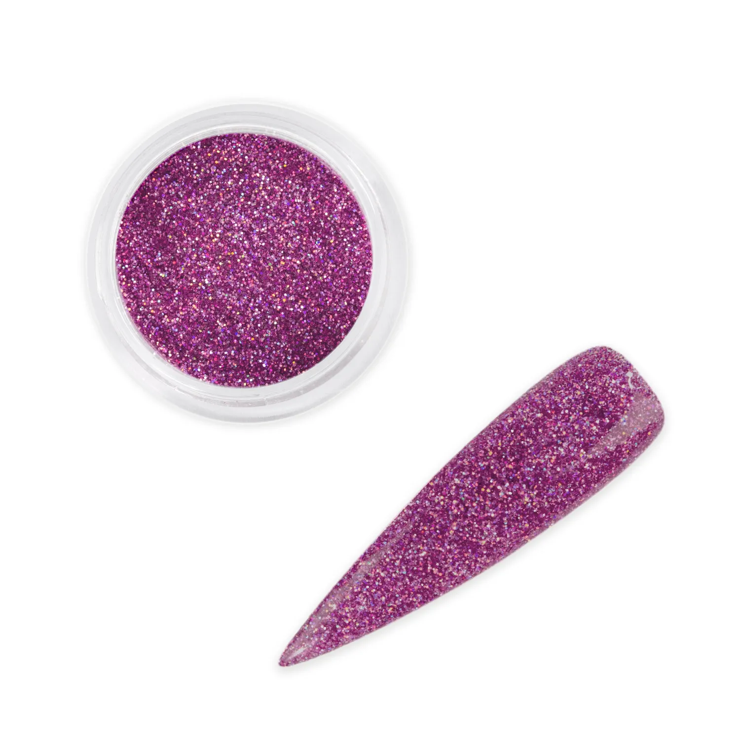 IZ Beauty Party Purple nagelglitter 6g lila holografiskt