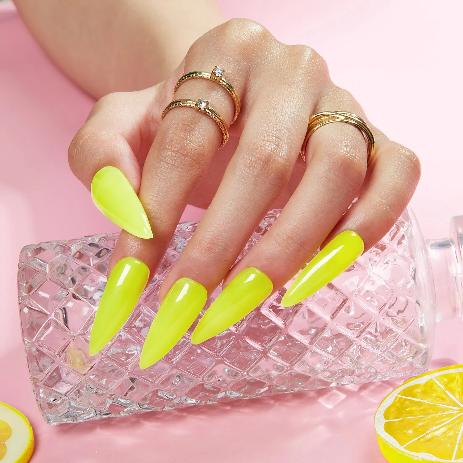Modelones Lemon Lush polygel 15g ljusgul krämig