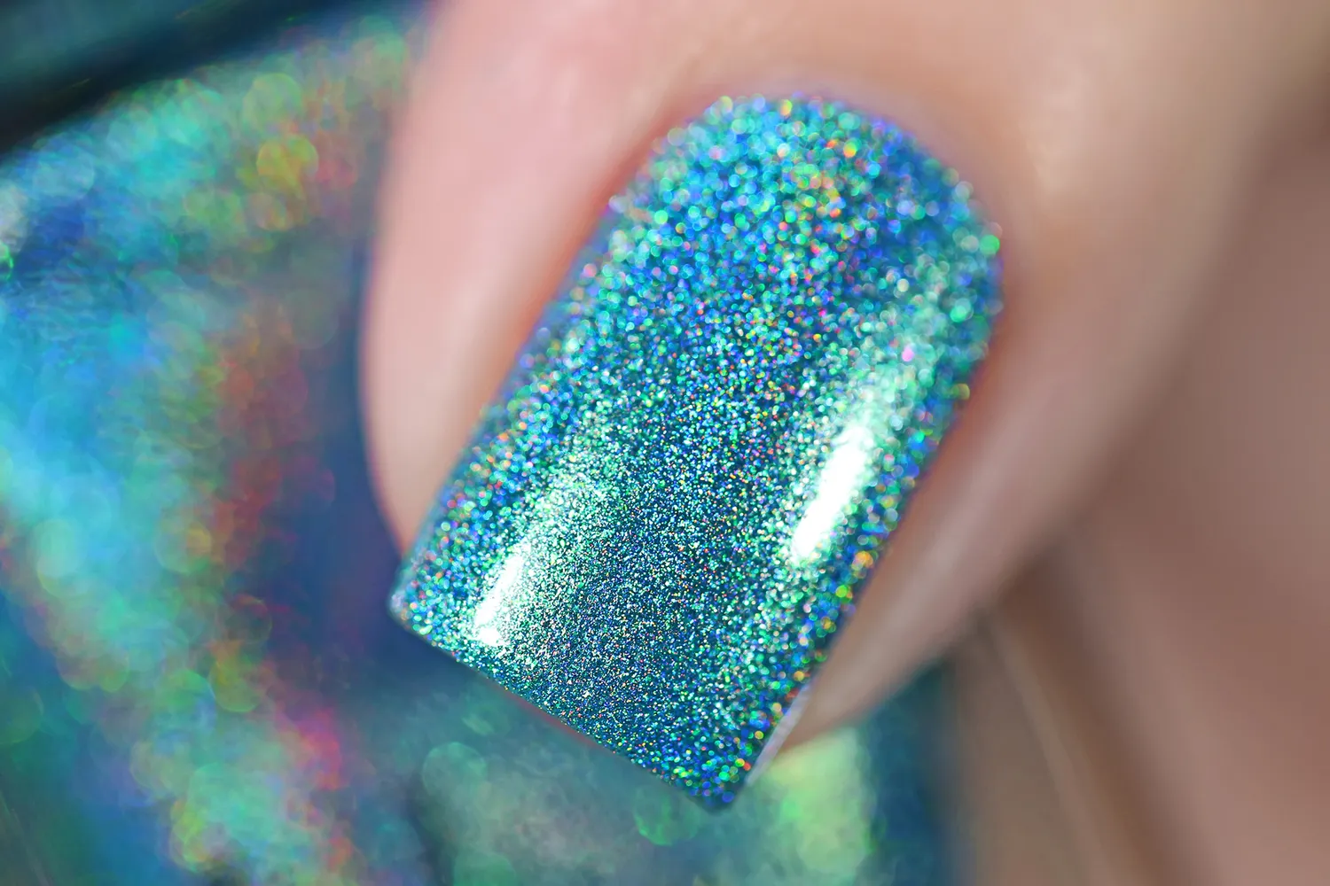 ILNP Ultra Holo Sail Away nagellack turkos holo