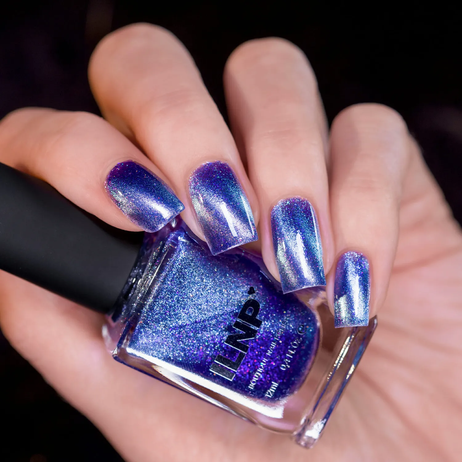 ILNP Cosmos Shooting Star nagellack magnetiskt blå