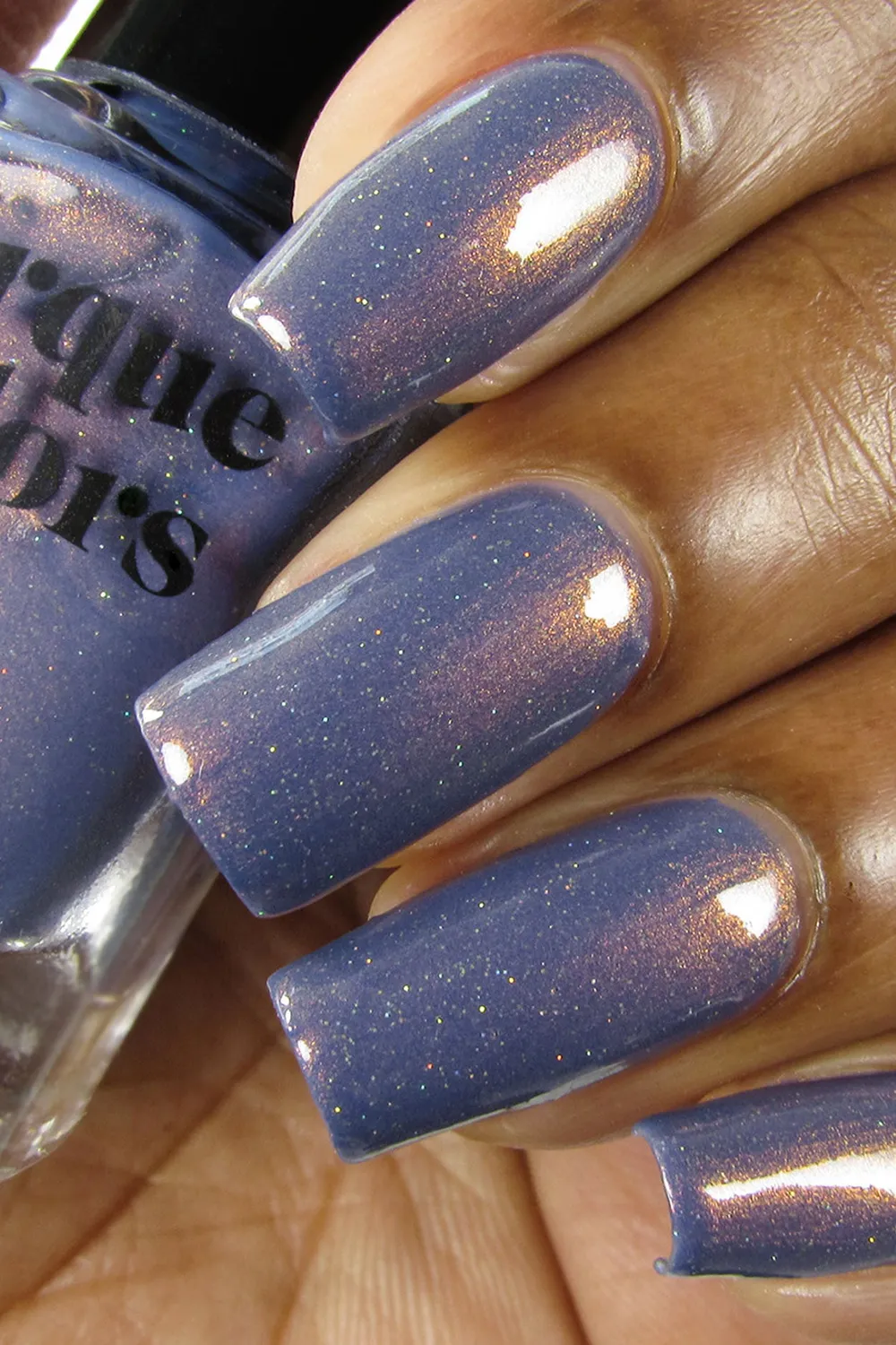Cirque Colors Velvetine nagellack skifferblå koppar