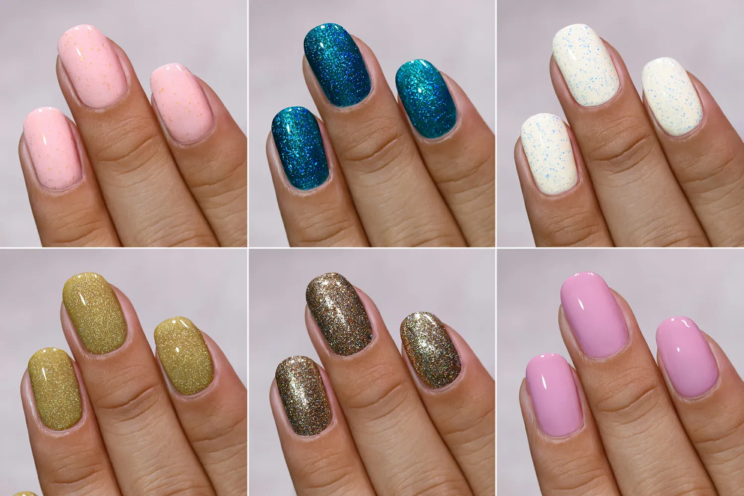 ILNP Courtyard Collection nagellack 6-pack holografisk