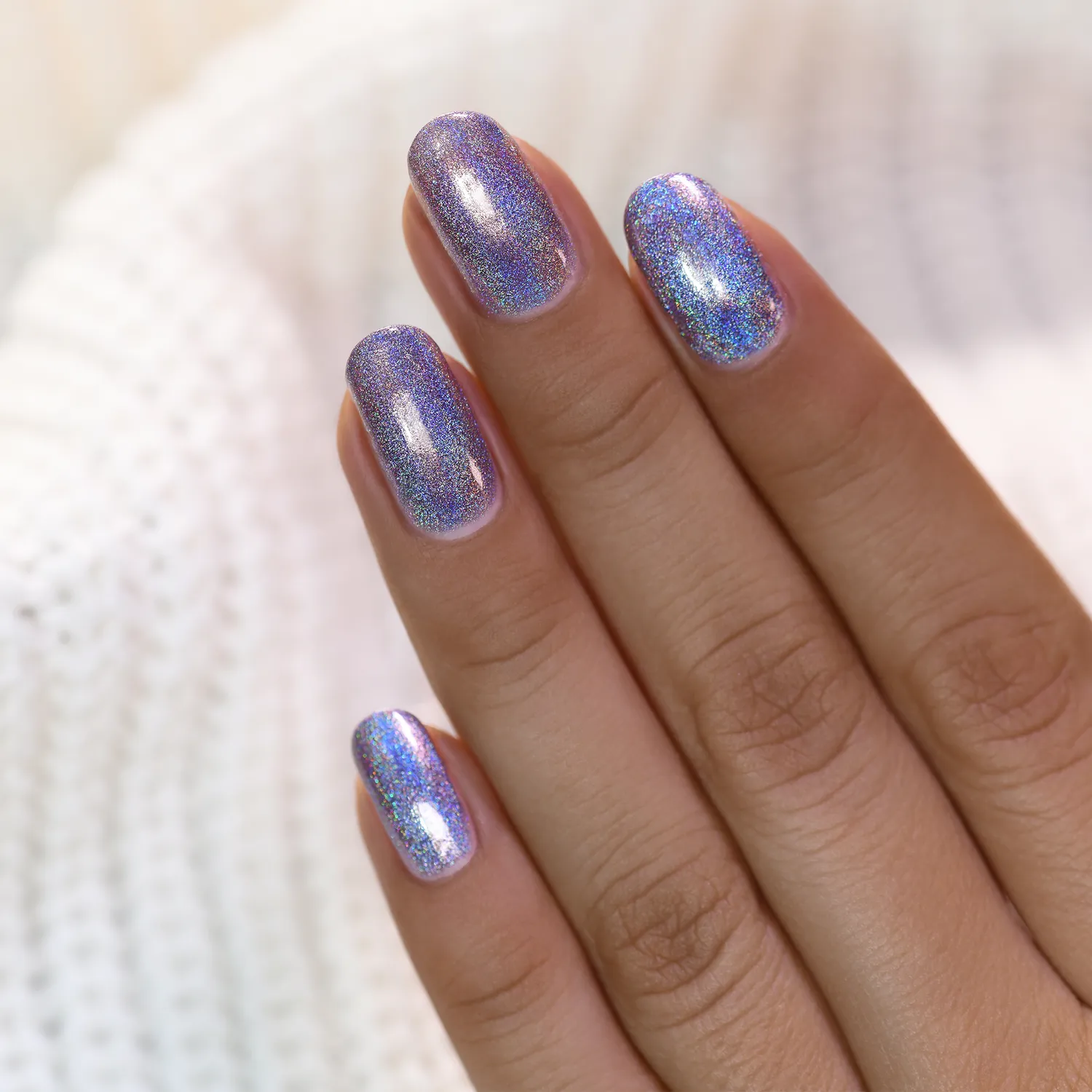 ILNP Fall Into Winter Staying In nagellack lila holo