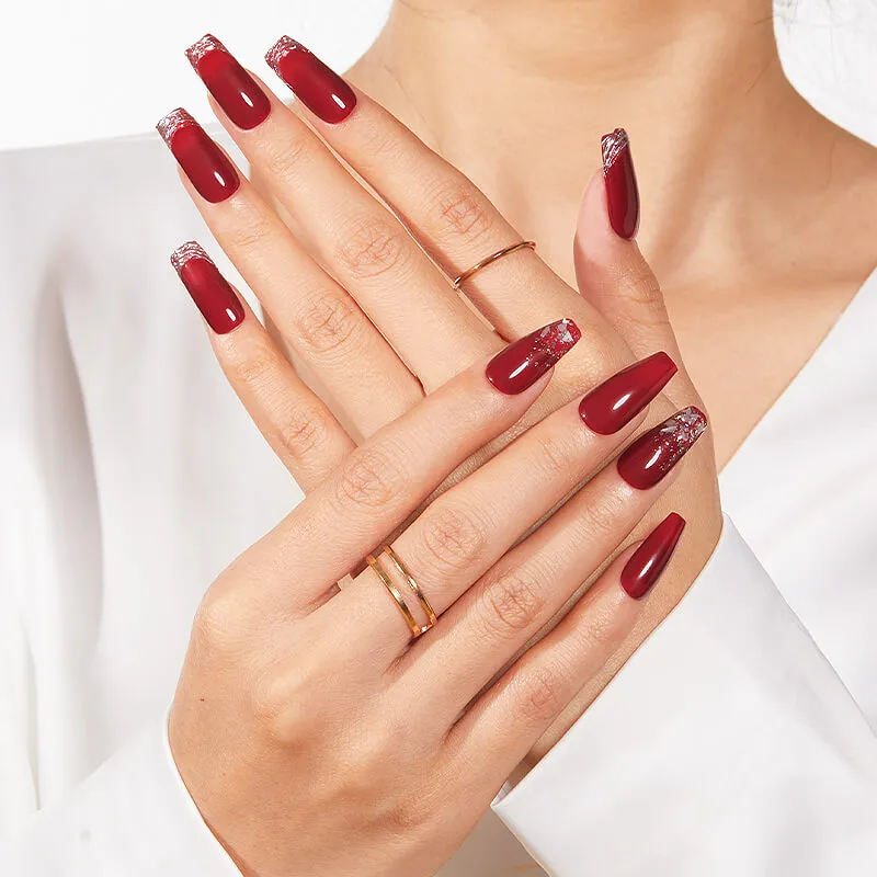 Modelones Plum Jelly nagellack plommonröd jelly