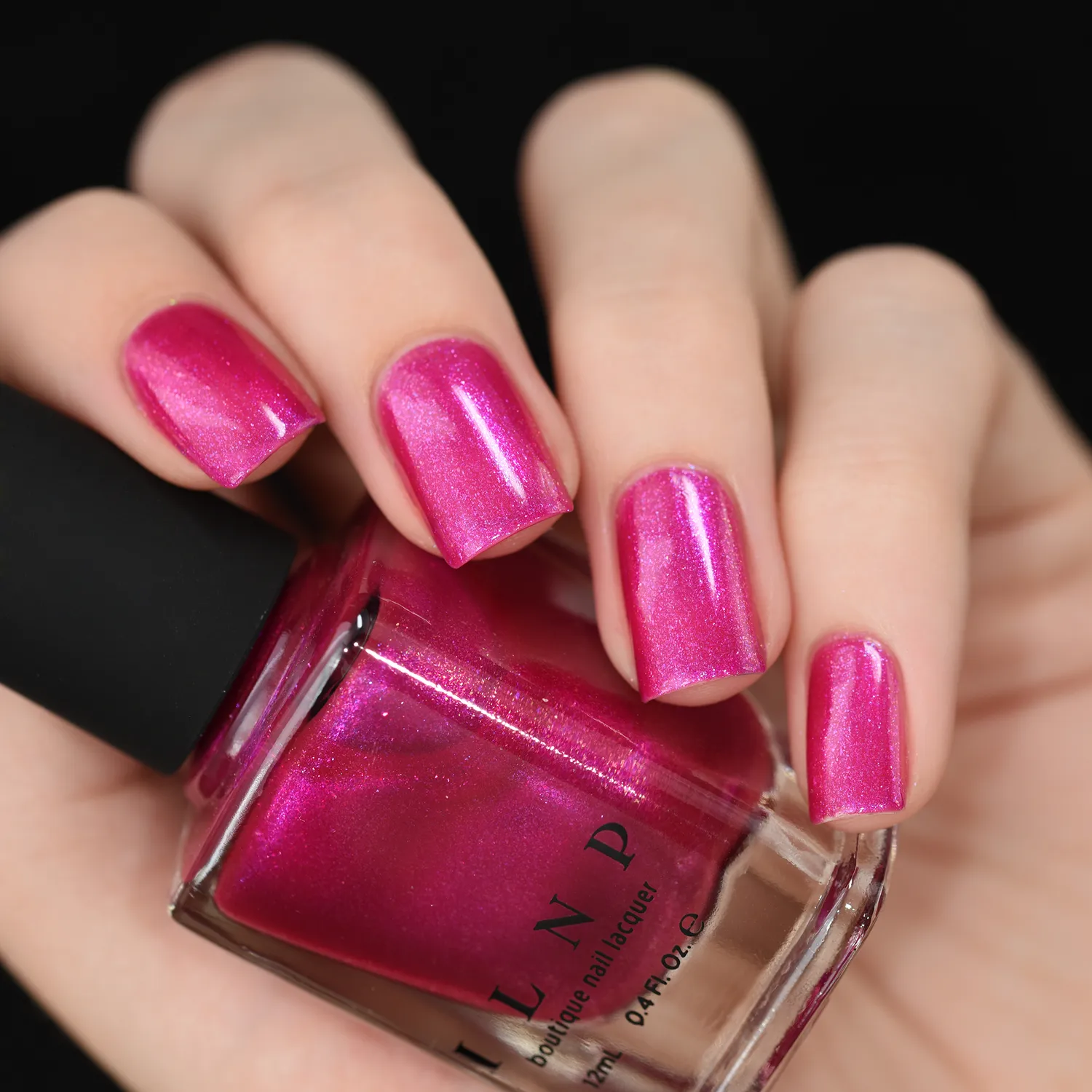 ILNP Pucker Up nagellack shimmer rosa lila