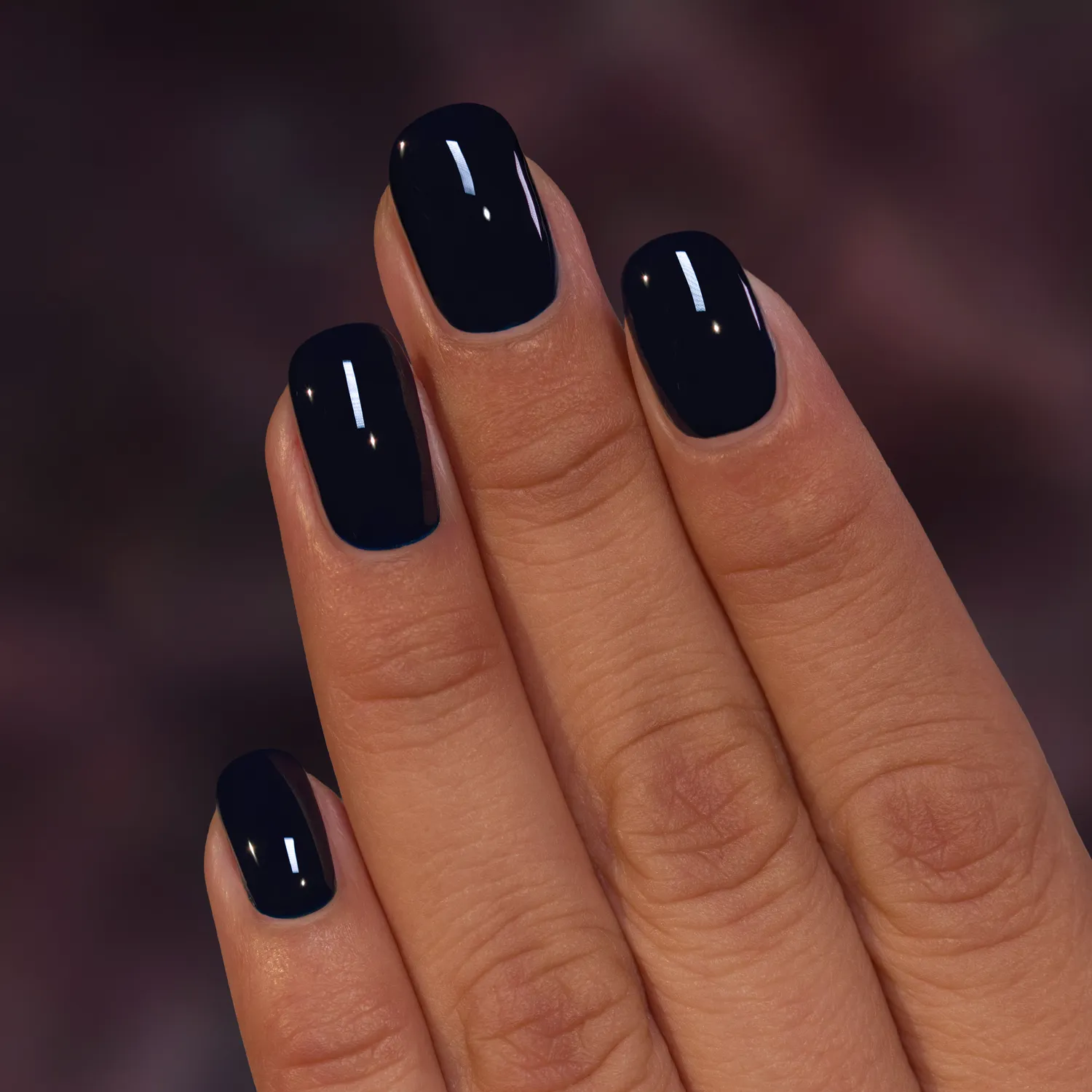 ILNP Midnight Ink nagellack mörkblå jelly