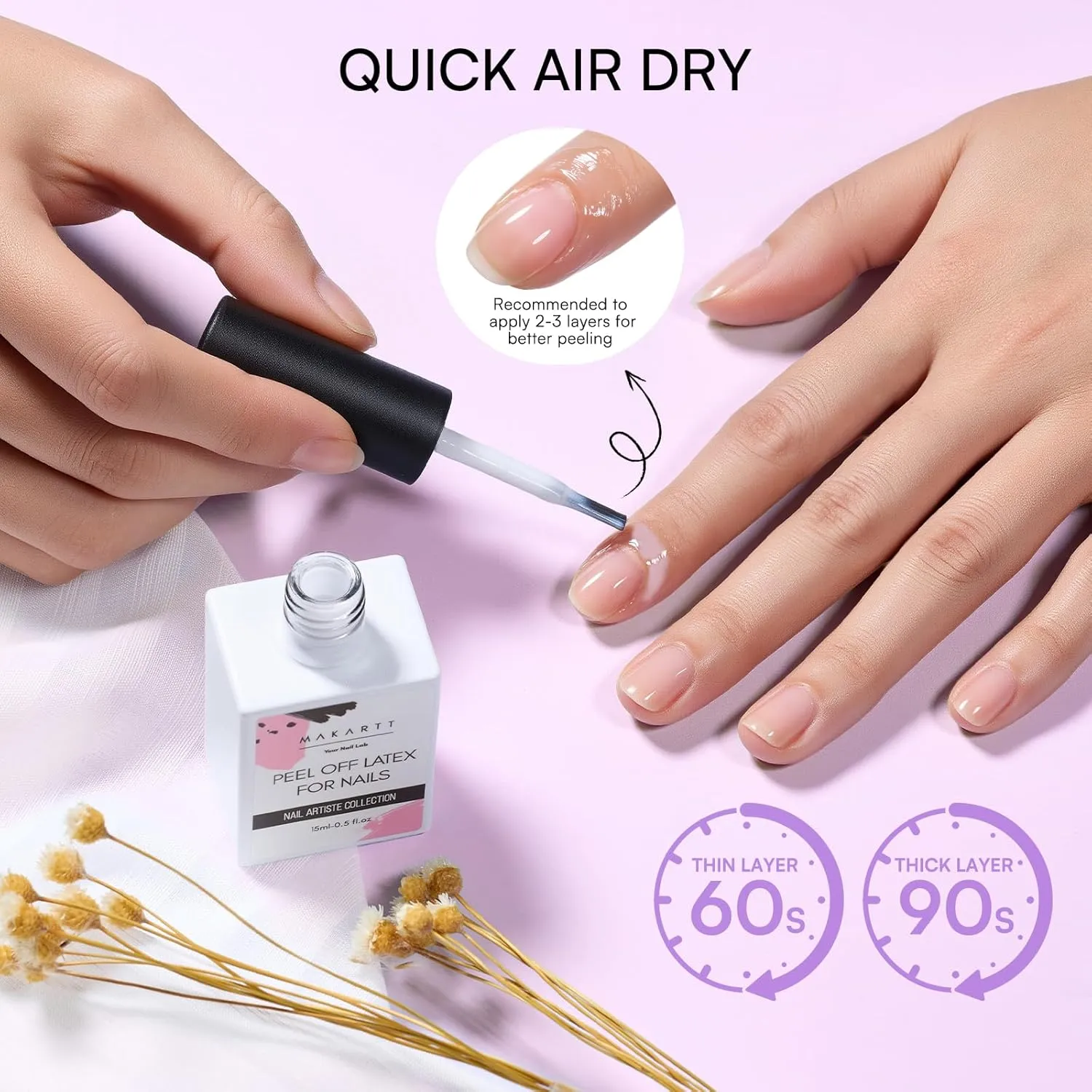 Makartt Liquid Latex nagellatex peel off skydd
