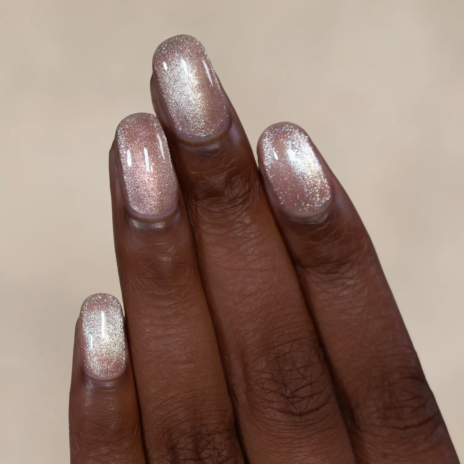 ILNP Teddy nagellack magnetisk ljusbrun