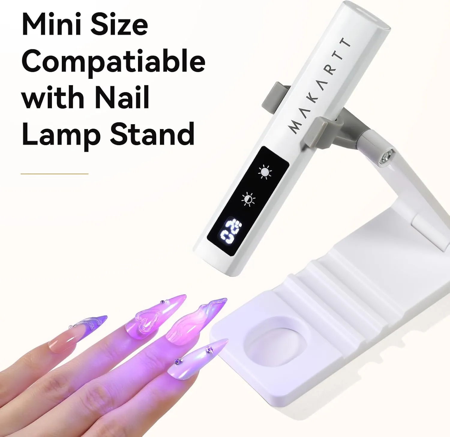 Makartt Flash Cure Handheld UV nagellampa White portabel