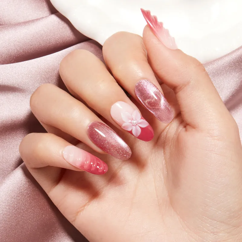 Modelones Blush Merlot gellack 6-pack rödrosa Hema-free