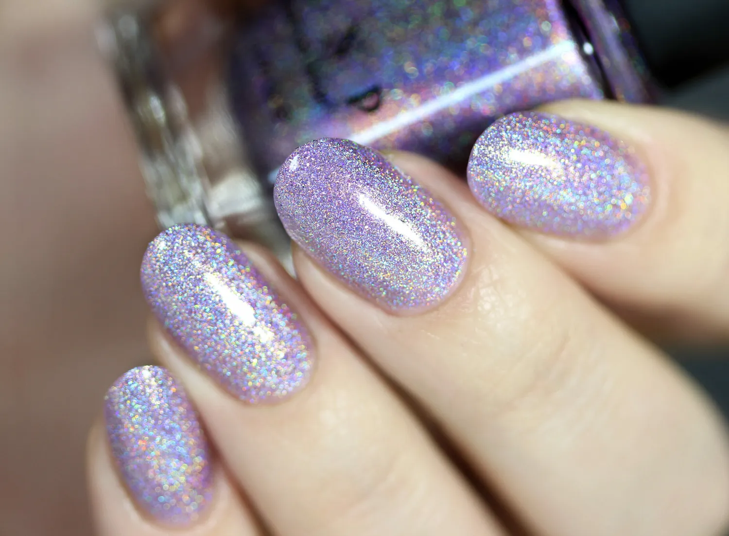 ILNP Ultra Holo Celeste nagellack lila stark holo
