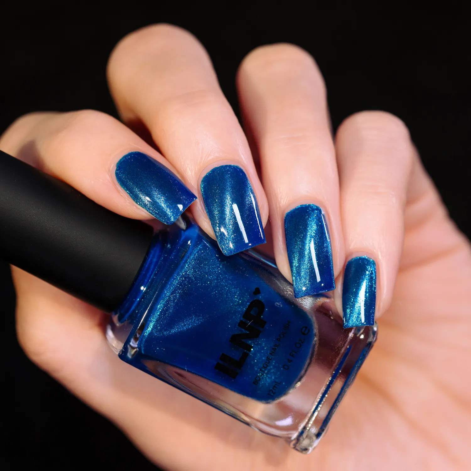 ILNP Playground Adrian nagellack blå magnetisk 2 lager