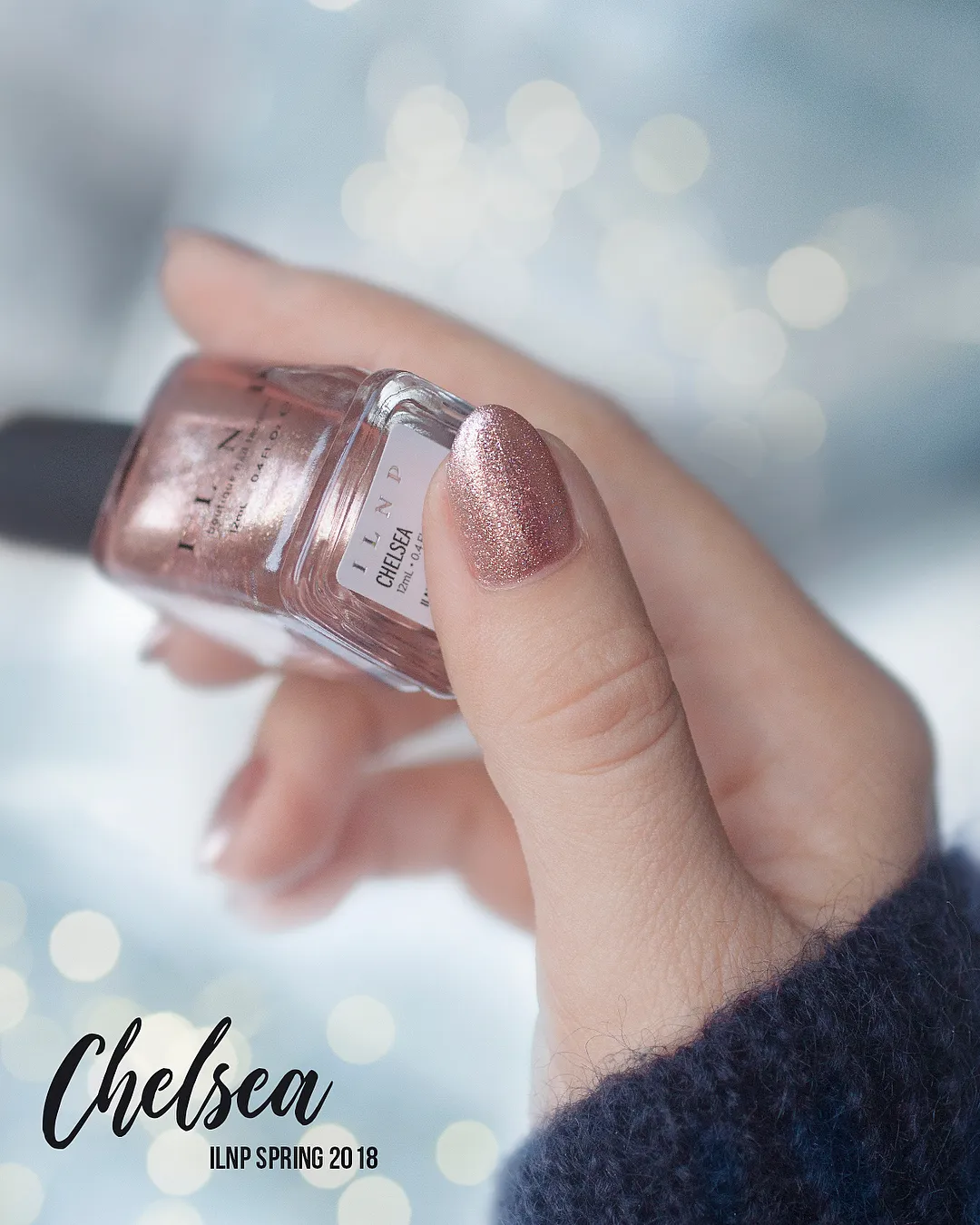ILNP Ultra Metallics Chelsea nagellack roseguld