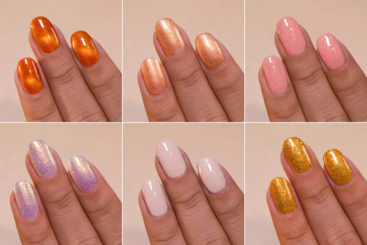 ILNP Golden Hour nagellack set 6-pack varm skimmer
