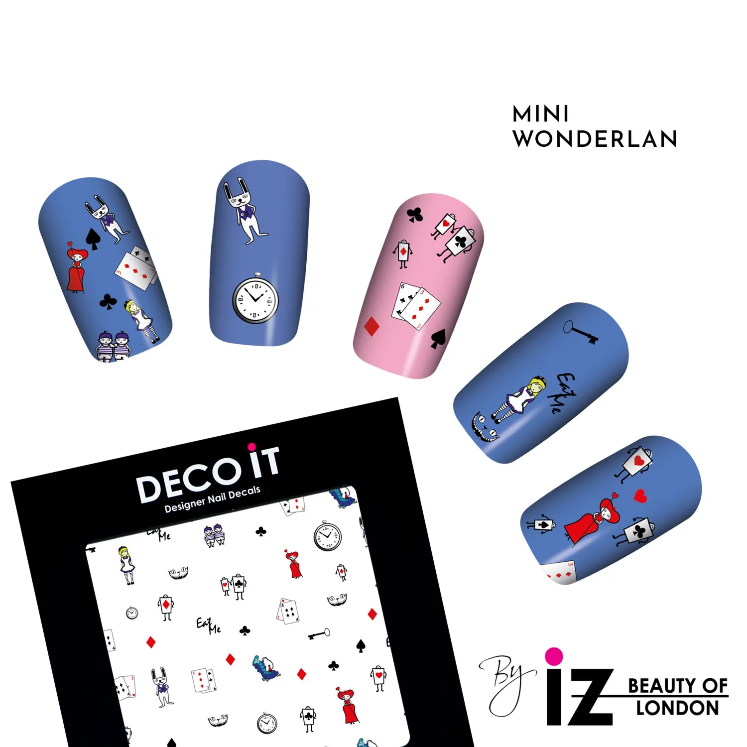 Iz Beauty Wonderland Mini nagelstickers Alice 30-pack