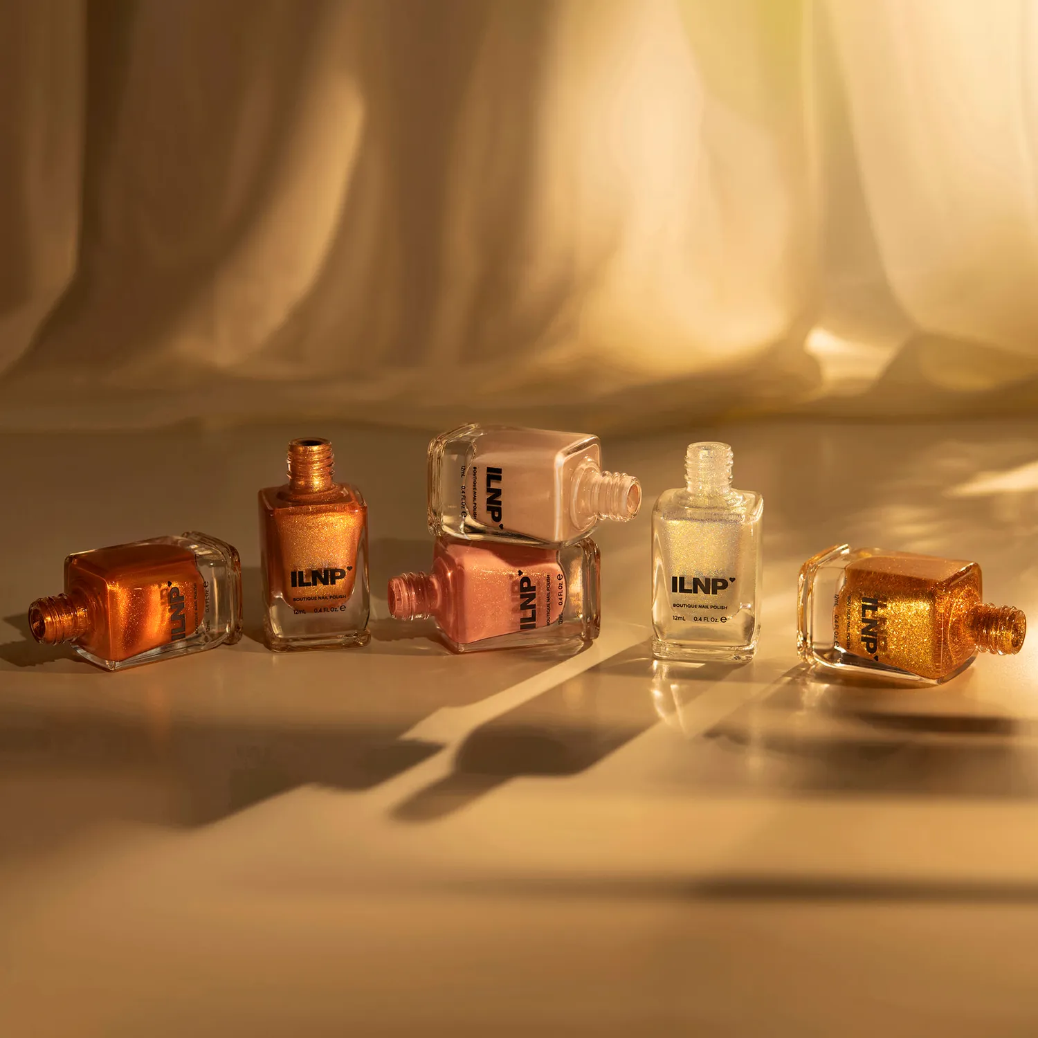 ILNP Golden Hour nagellack set 6-pack varm skimmer