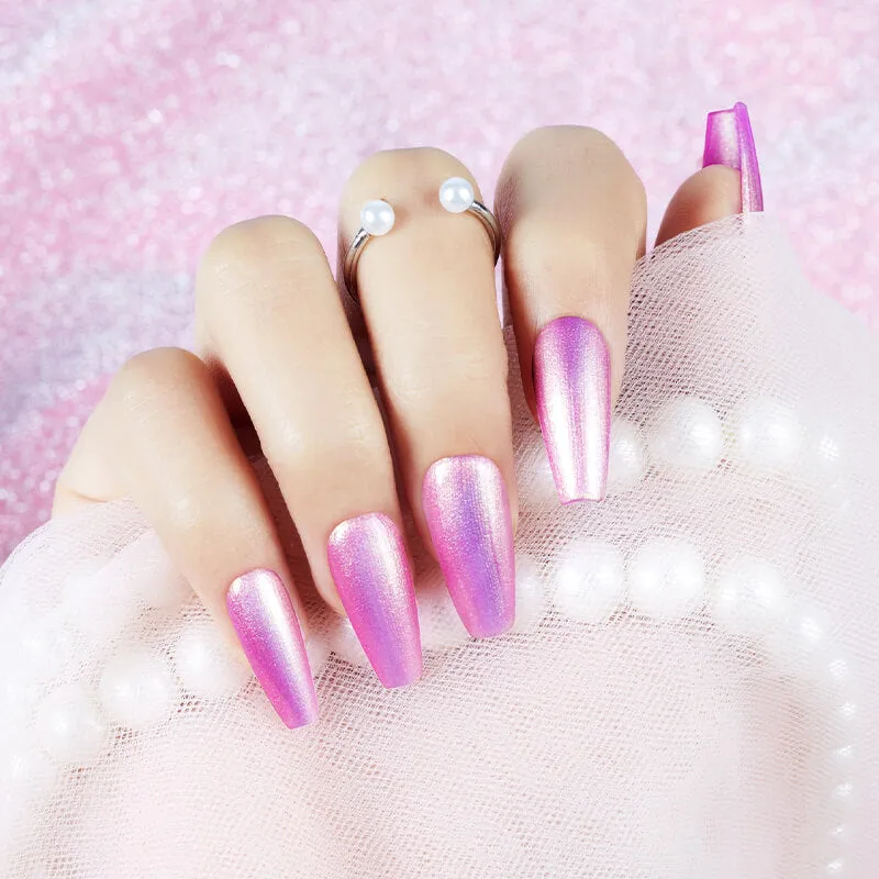 modelones Love Struck gellack kit 22-delar rosa glitter