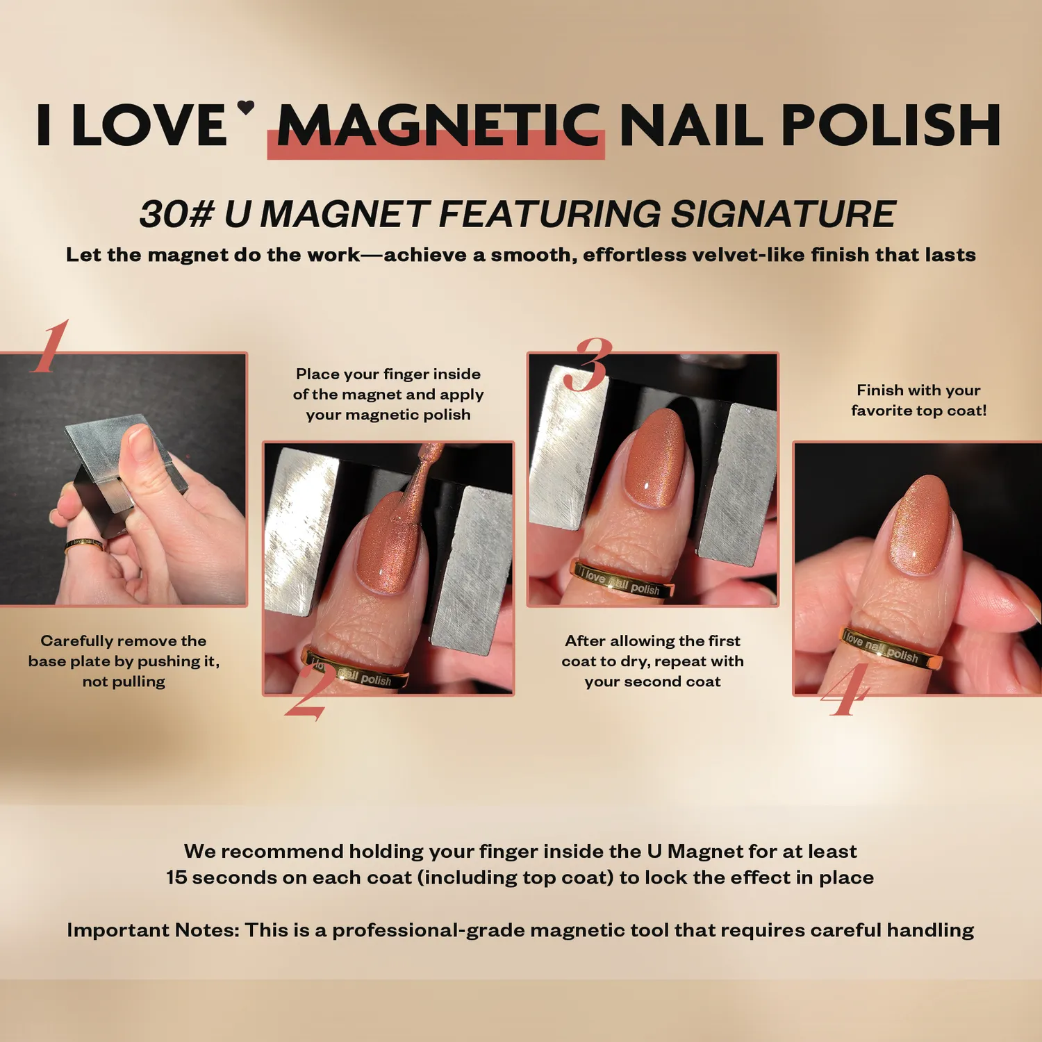 ILNP Socialite Signature magnetlack mauve-rosa skiftning