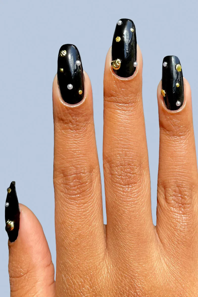 Cirque Colors Gold Coquille nagelcharms guld