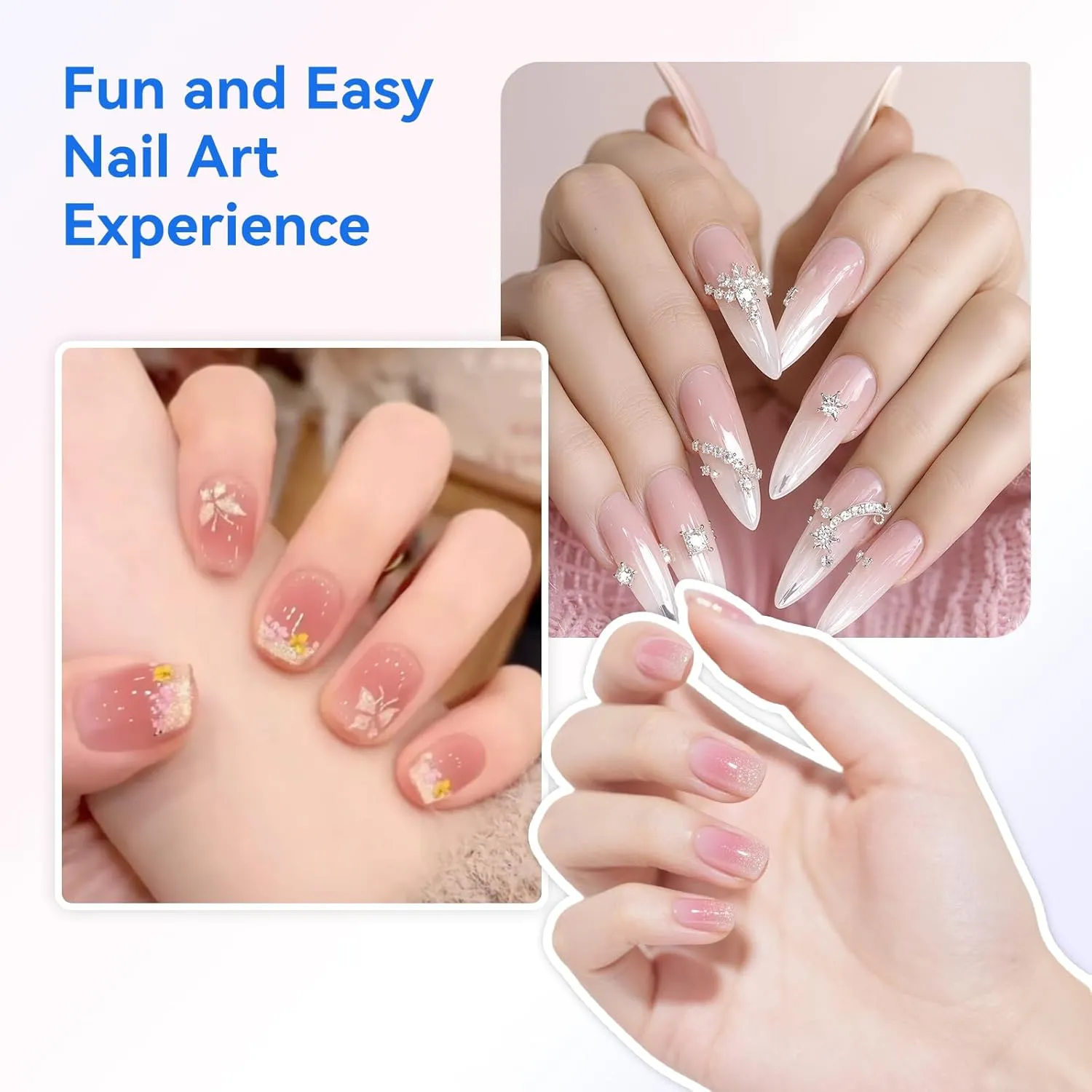 Makartt Flash Cure Nagellampa 222mW/cm² Liten Snabb