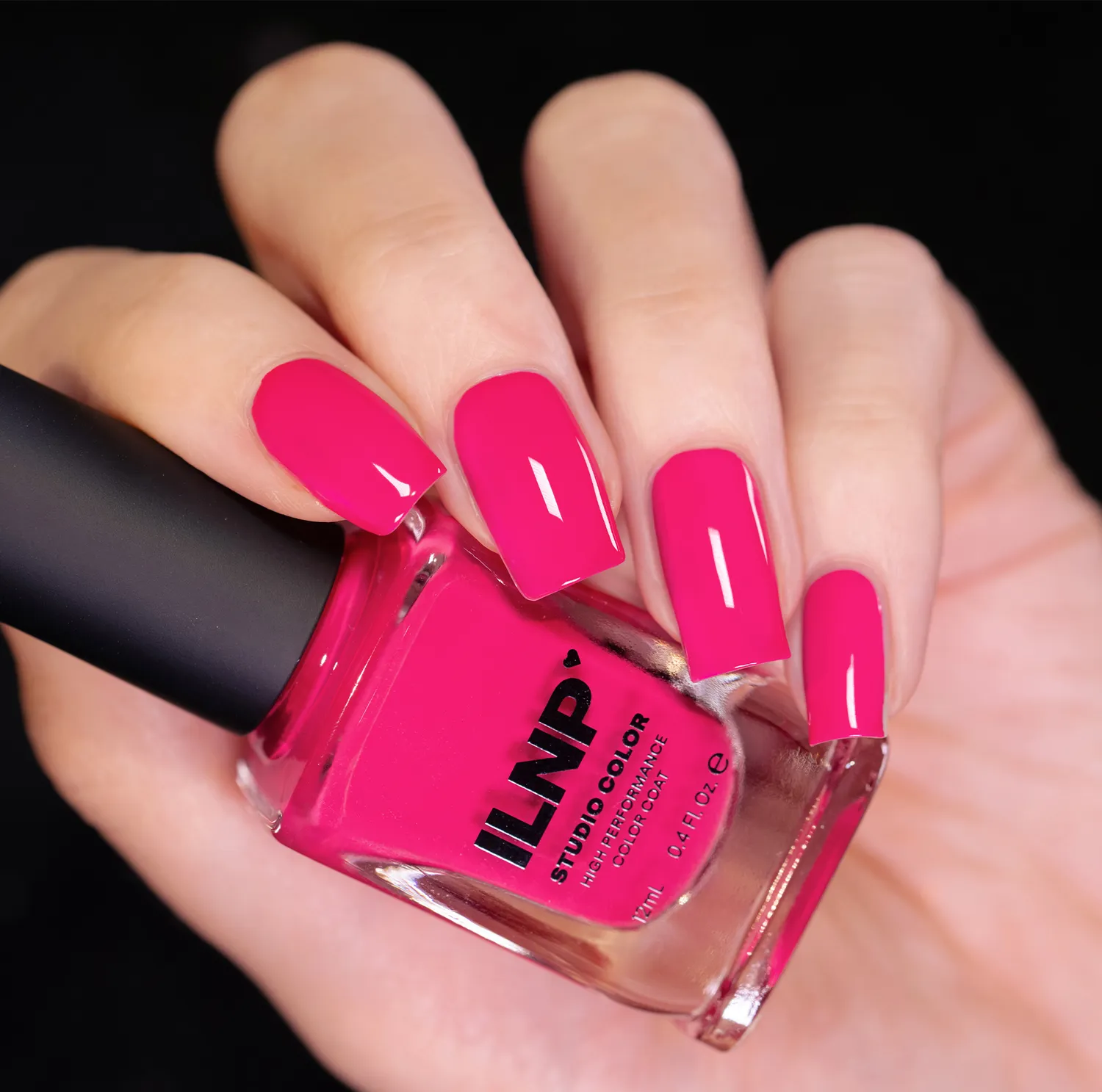 ILNP Daytrip nagellack hibiskusrosa neon kräm