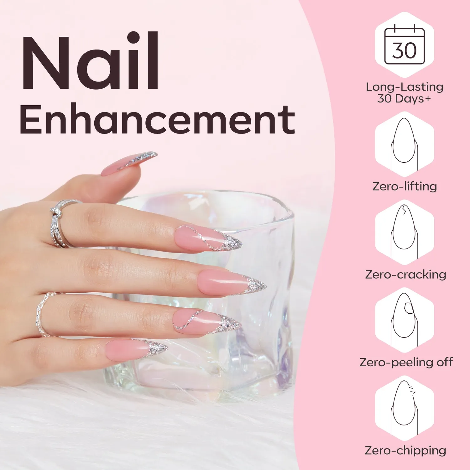 Modelones Nude Pink builder gel byggel nude-rosa
