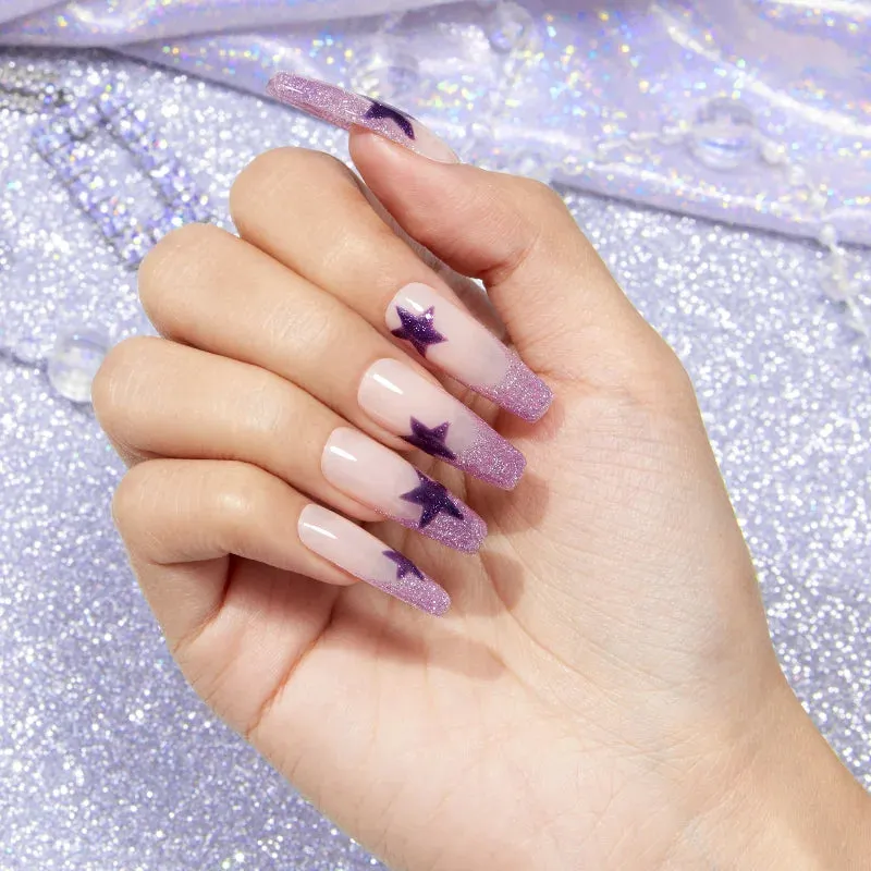 Modelones Cosmic Fantasy gellack 6-pack lila glitter